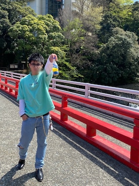 「コロナに負けない」｜「アイテム（ブーツ）」を使った、セニョールさん（メンズ・172cm）の春コーディネート