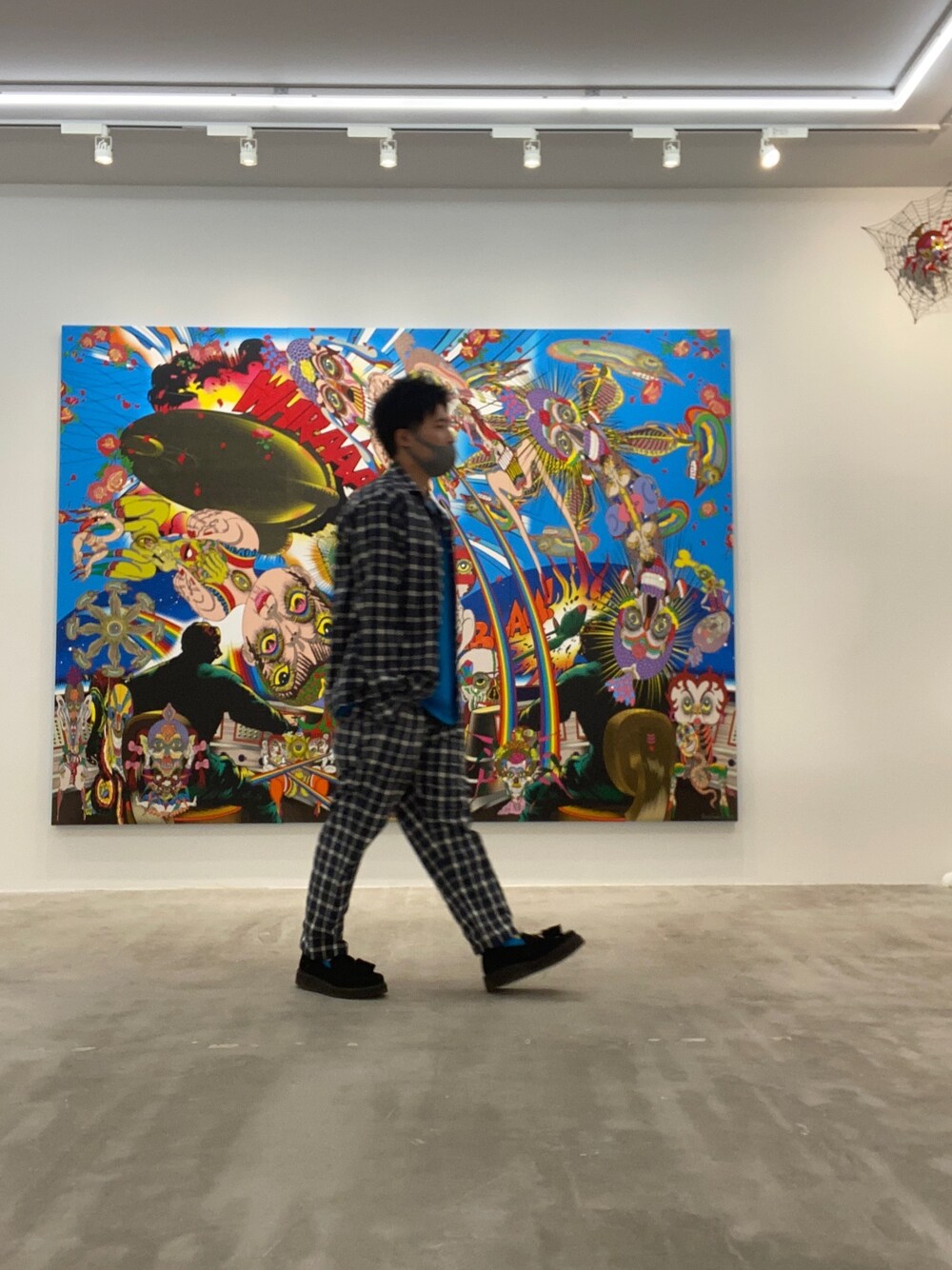 「ART、おしゃれさんと繋がりたい、秋コーデ、ootd、シャツスタイル、セットアップ」｜「MUZEのアイテム（セットアップ、その他）」を使った、セニョールさん（メンズ・172cm）の秋コーディネートの1枚目の写真