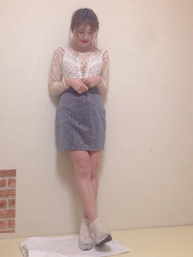 ヨシコさん（レディース・149cm）の春コーディネート