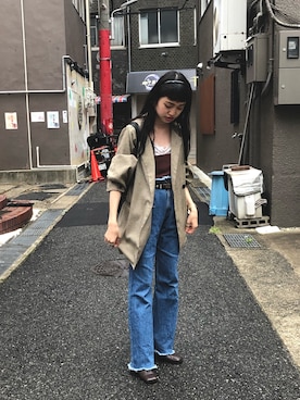 ヨシコさん（レディース・149cm）の秋コーディネート