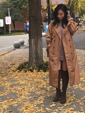 「iT（イット）のアイテム（シューズ）」を使った、Christine正さん（レディース・164cm）の春コーディネート