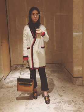 「iT（イット）のアイテム（トップス）」を使った、Christine正さん（レディース・164cm）の春コーディネート