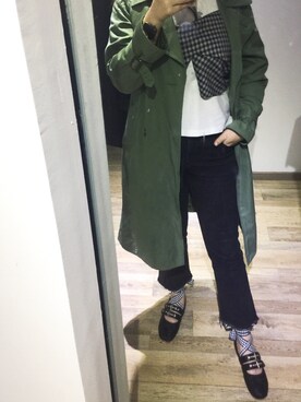 「iT（イット）のアイテム（トップス）」を使った、Christine正さん（レディース・164cm）の春コーディネート