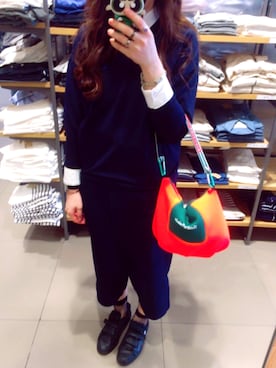 ぽぽぃさん（レディース・165cm）の冬コーディネート