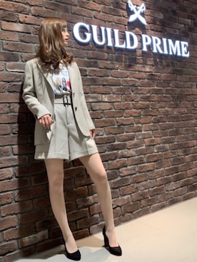 「シック」｜「アイテム（ジャケット/アウター）」を使った、Mariaさん（レディース・164cm）の春コーディネート