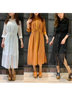 「BIANCA（ビアンカ）のアイテム」を使った、Mariaさん（レディース・164cm）の春コーディネート