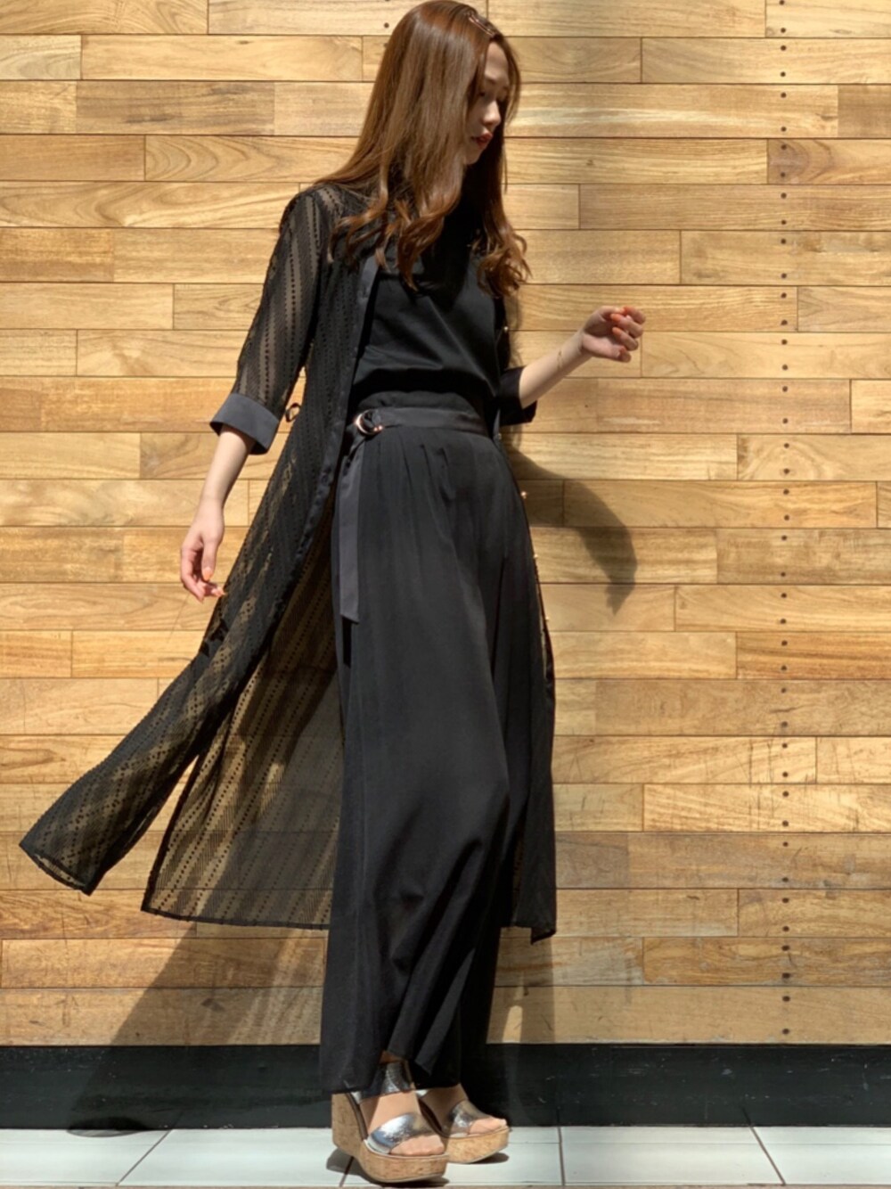 LOVELESS（ラブレス）の「【LOVELESS】WOMEN はっ水シアーシャツドレス