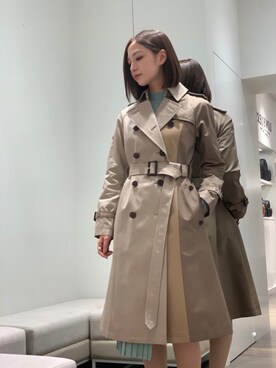 LOVELESS(ラブレス)の「グラデーション ブロッキング トレンチコート ...