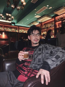「Alexander McQueen（アレキサンダーマックイーン）のアイテム（トップス）」を使った、B哥さん（メンズ・180cm）の春コーディネート