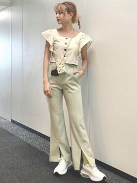 「RESPIRO（レスピロ）のアイテム」を使った、Otsuguさん（レディース・159cm）の秋コーディネート