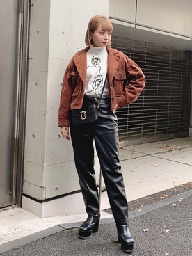 Otsuguさん（レディース・159cm）の冬コーディネート