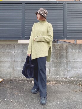 Otsuguさん（レディース・159cm）の冬コーディネート