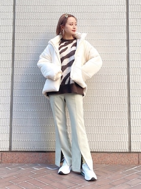 Otsuguさん（レディース・159cm）の冬コーディネート