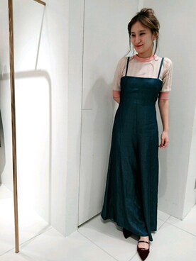 FURFURのオールインワン・サロペットを使った人気ファッション