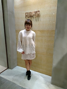 「FURFUR（ファーファー）のアイテム（パンプス）」を使った、FURFUR 梅田エスト店さん（レディース・160cm）の秋コーディネート