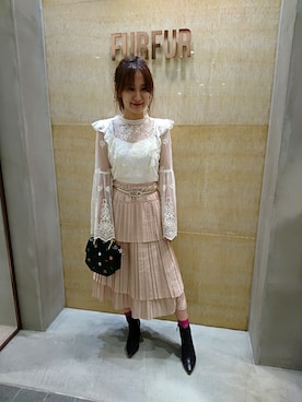 「furfur」｜FURFUR 梅田エスト店さん（レディース・160cm）の秋コーディネート
