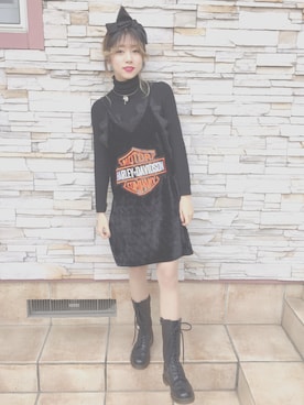 「ランジェリーワンピース」｜さらゆにこーんさん（レディース・162cm）の冬コーディネート