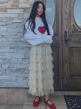 「カンフーシューズ」｜さらゆにこーんさん（レディース・162cm）の秋コーディネート