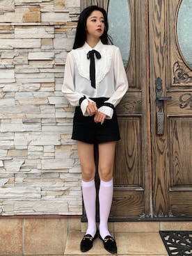 「アイテム（パンツ）」を使った、さらゆにこーんさん（レディース・162cm）の秋コーディネート