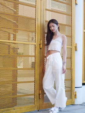 「EMODA（エモダ）のアイテム（チョーカー）」を使った、Christine Cさん（レディース・178cm）の冬コーディネート