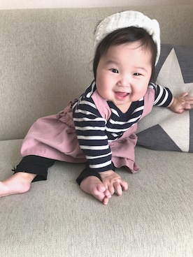 ☆りこ☆さん（キッズ・60cm）の冬コーディネート