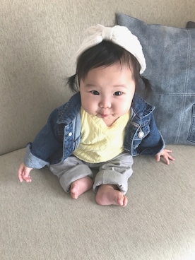 ☆りこ☆さん（キッズ・60cm）の春コーディネート