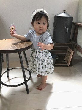 ☆りこ☆さん（キッズ・70cm）の夏コーディネート