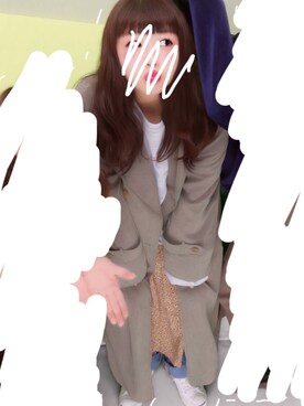 「ジャックパーセル」｜「アイテム（トレンチコート）」を使った、もも  🍑さん（レディース・158cm）の冬コーディネート
