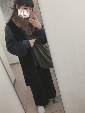 「ゆるゆる」｜「アイテム（その他）」を使った、もも  🍑さん（レディース・158cm）の春コーディネート