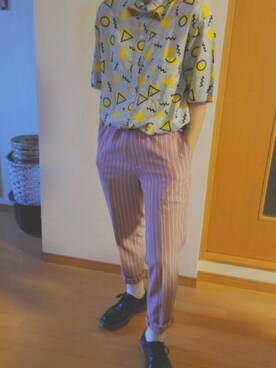 「スーツコーデ」｜yu&k1さん（レディース・158cm）の冬コーディネート