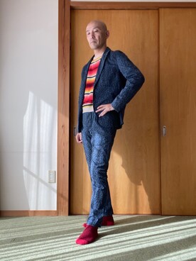 Paul Smith Jeans ポールスミスジーンズ のセットアップを使ったメンズ人気ファッションコーディネート Wear