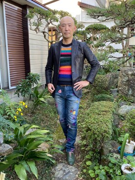「Paul Smith COLLECTION（ポールスミスコレクション）のアイテム（ジャケット/アウター）」を使った、柴犬ゴローさん（メンズ・178cm）の秋コーディネート