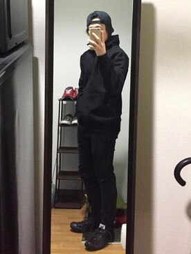 モナカ王さん(メンズ・165cm)の冬コーディネート