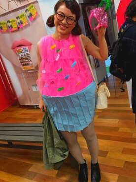 「wearhalloween2017」｜「アイテム（ミリタリージャケット）」を使った、しょーこ☻さん（レディース・166cm）の秋コーディネート