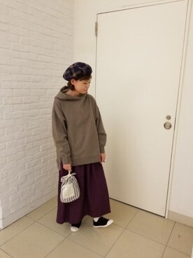 やましたりなさん（レディース・154cm）の秋コーディネート