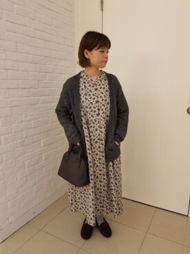 やましたりなさん（レディース・154cm）の秋コーディネート