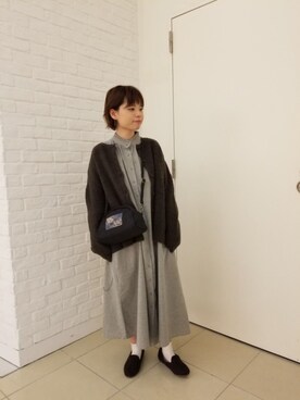 やましたりなさん（レディース・154cm）の冬コーディネート