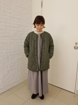 やましたりなさん（レディース・154cm）の冬コーディネート
