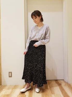 やましたりなさん（レディース・154cm）の春コーディネート