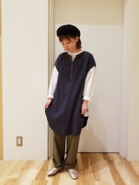 やましたりなさん（レディース・154cm）の春コーディネート