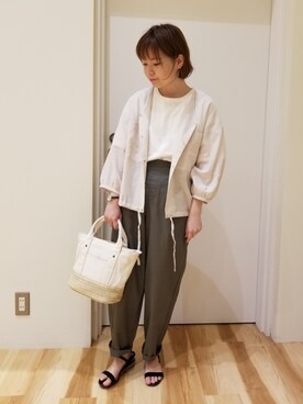 やましたりなさん（レディース・154cm）の夏コーディネート