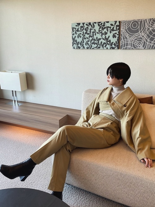 □専用□美品 CLANE 2,8万 バックオープン ハイウエストパンツ