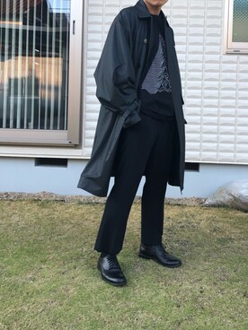 「SYU.HOMME/FEMM（シュウ）のアイテム（その他アウター）」を使った、Toooootieさん（メンズ・171cm）の春コーディネート