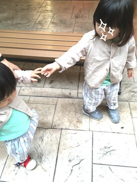 yafk.uさん（キッズ・90cm）の春コーディネート