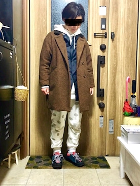 「SEVENDAYS=SUNDAY（セブンデイズサンデイ）のアイテム（その他アウター）」を使った、nonmama☆さん（レディース・153cm）の冬コーディネート