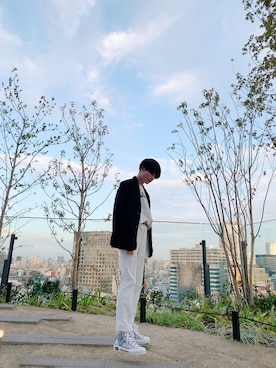 「オルチャンファッション」｜「アイテム（スウェット）」を使った、shushu_223_さん（メンズ・173cm）の冬コーディネート