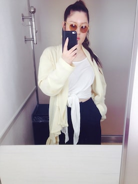 「スナイデル」｜「アイテム（その他アウター）」を使った、ひかるんさん（レディース・163cm）の夏コーディネート