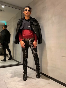 「DISCOVERED（ディスカバード）のアイテム（ブーツ）」を使った、Dadaさん（メンズ・185cm）の秋コーディネート