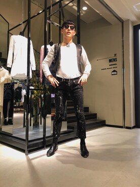 「DADA（ダダ）のアイテム」を使った、Dadaさん（メンズ・185cm）の冬コーディネート