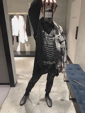 「HUF（ハフ）のアイテム（シューズ）」を使った、Dadaさん（メンズ・185cm）の夏コーディネート
